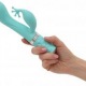 Vibromasseur "rabbit" et pour point G - Turquoise