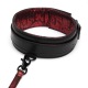 Collier et laisse Fifty Shades rouge et noir