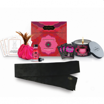 Set de massage saveur fraise Kama Sutra Treasure Trove