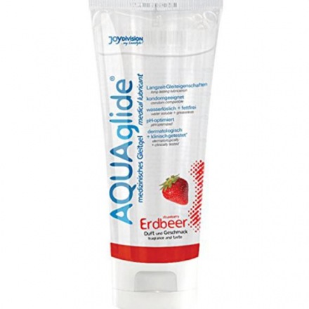 Lubrifiant AQUAglide Fraise - 100 ml