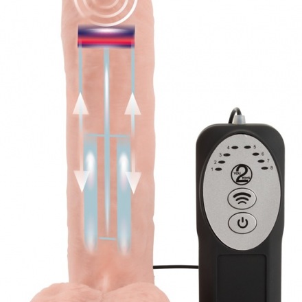 Vibrateur de poussée en silicone médical