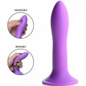 Gode ​​en silicone Squeeze-It - Violet