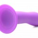 Gode ​​en silicone Squeeze-It - Violet