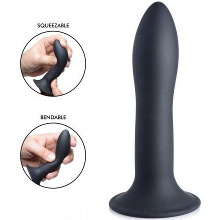 Gode ​​en silicone Squeeze-It-noir